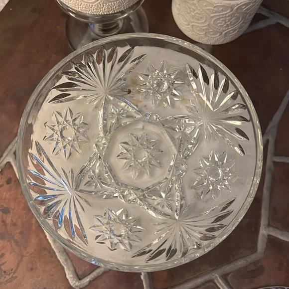 Anchor Hocking Star of David Candy Dish - Picture 5 of 8